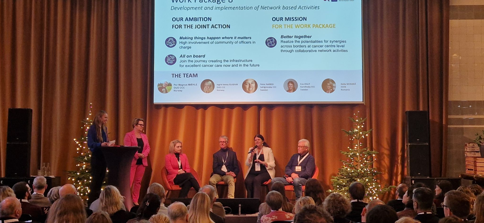 Task leads of work package 8 in kickoff meeting